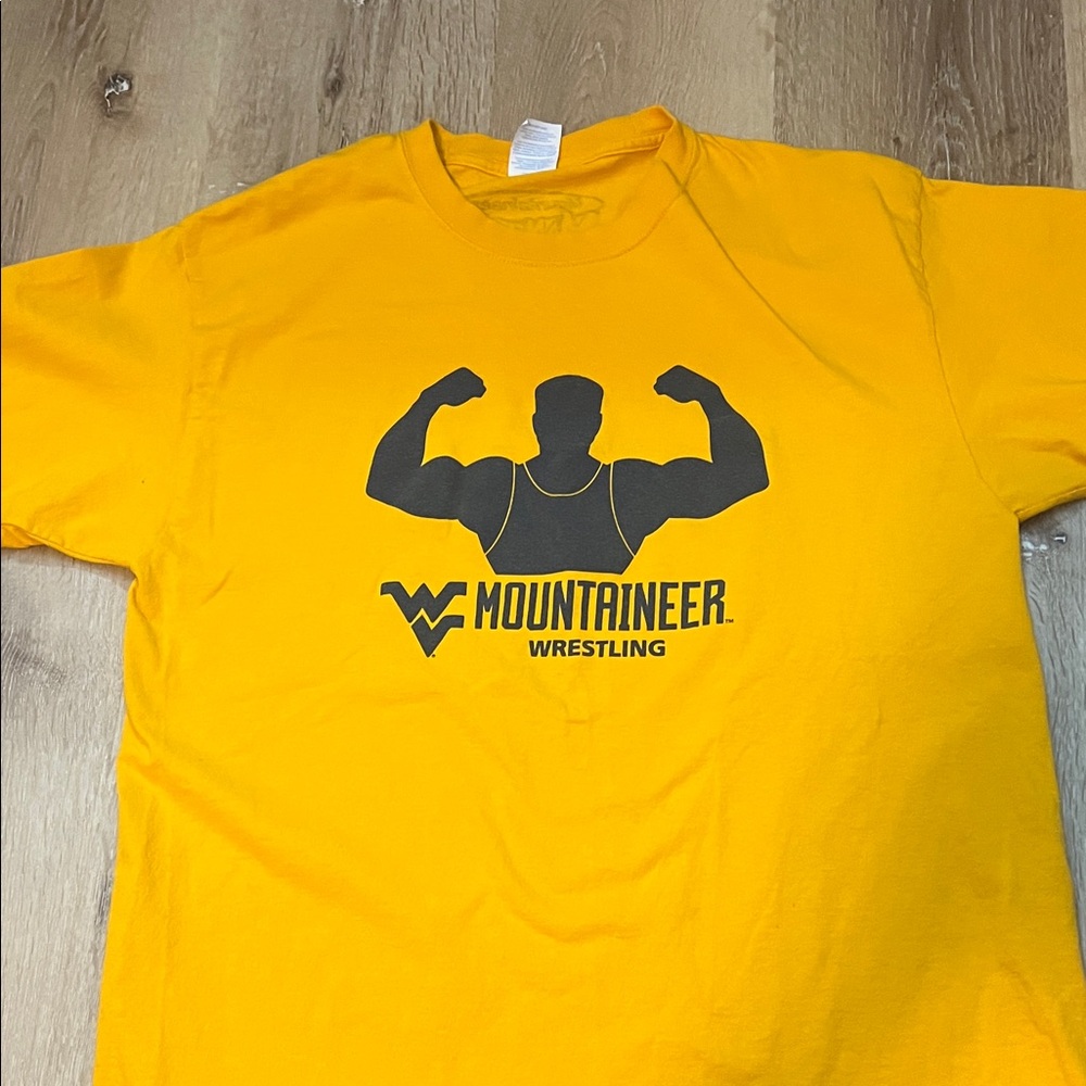 Port and Company Yellow Graphic Tee
